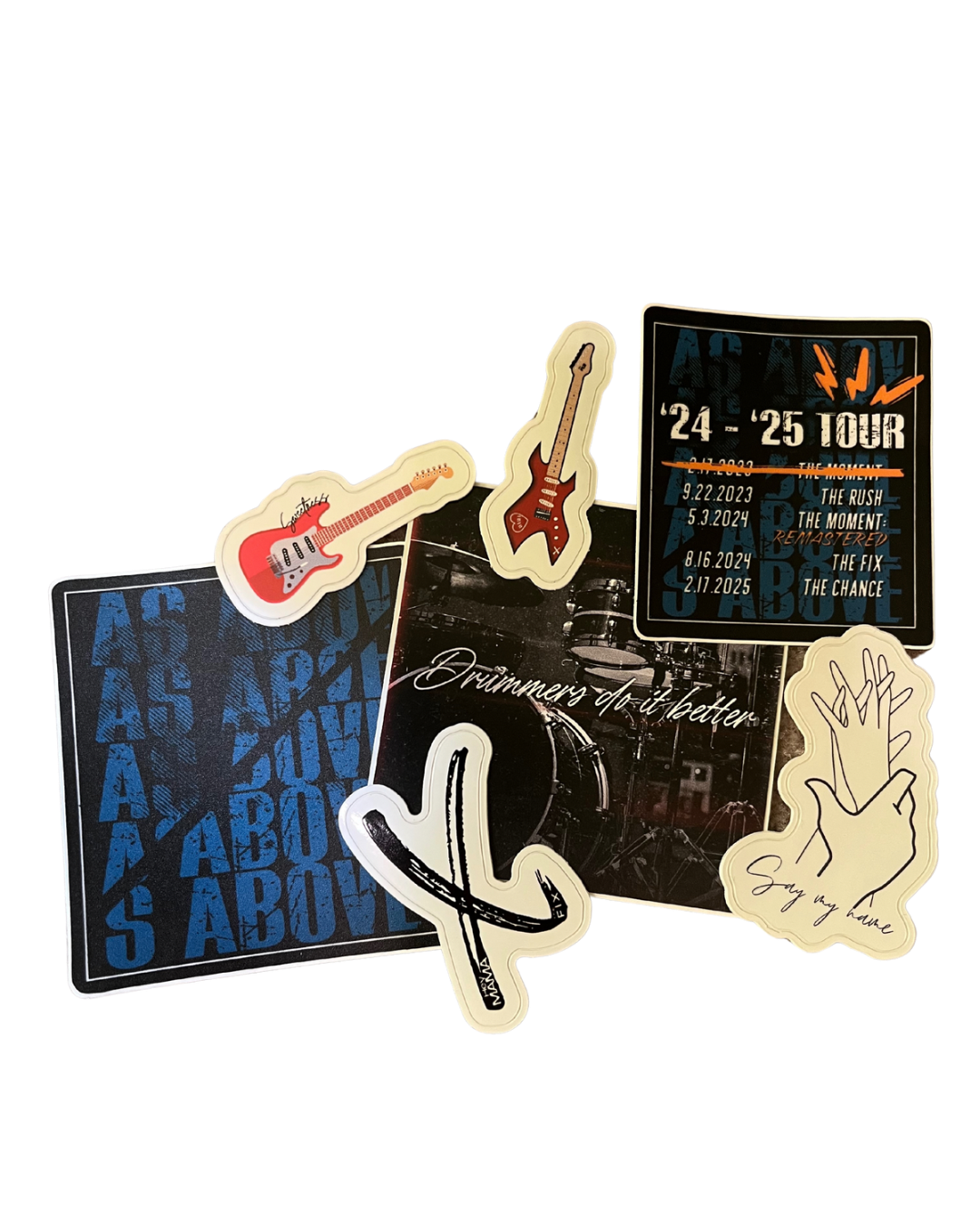 As Above sticker pack